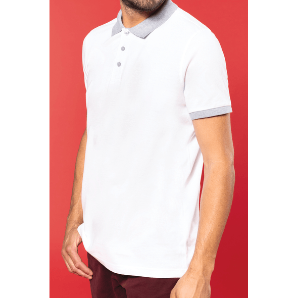 Kariban | Polo da uomo in piquet bicolore Kariban | Polo da uomo in piquet bicolore